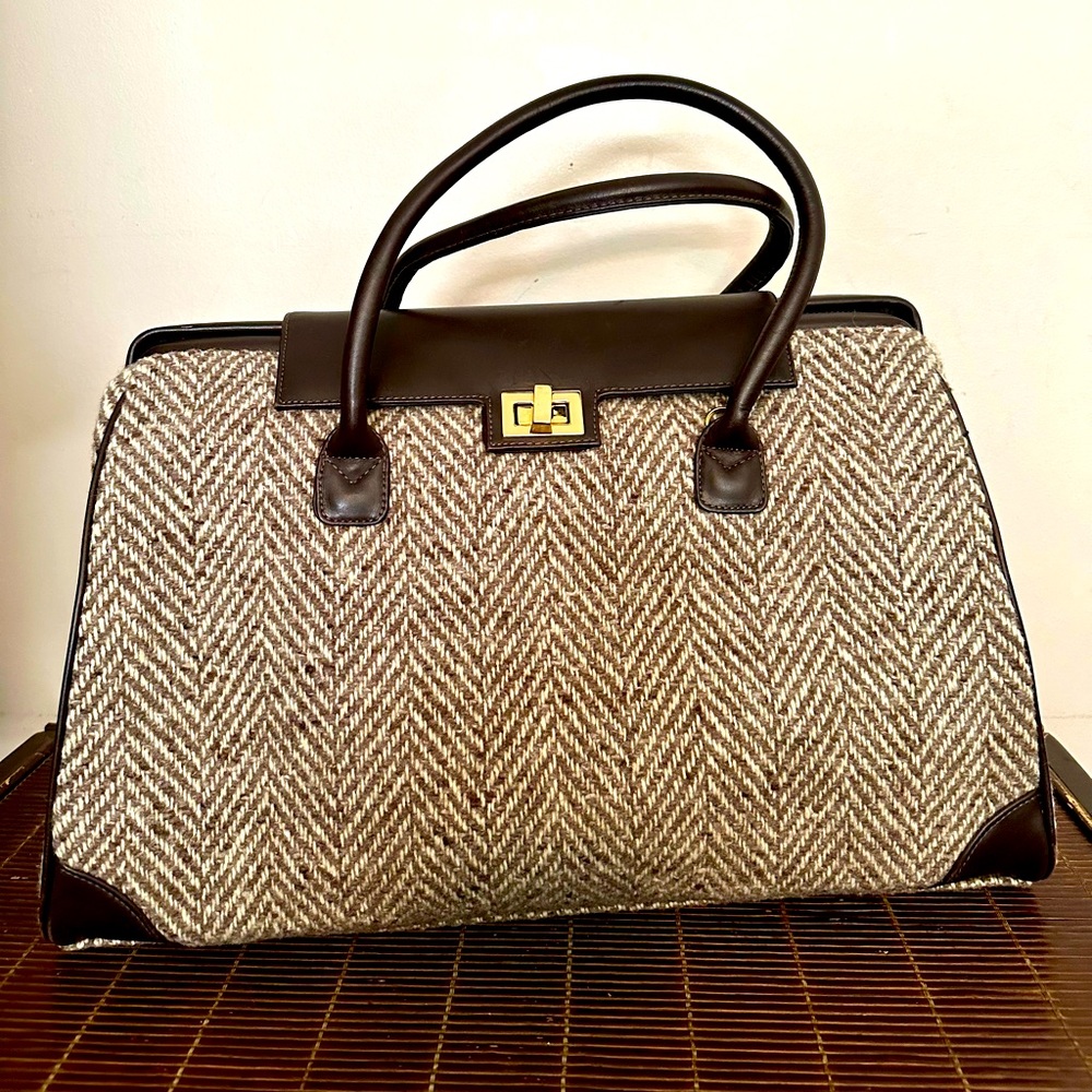 Club Monaco Herringbone Bag